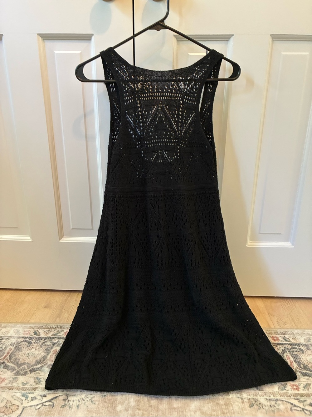 Zara Black Crochet dress